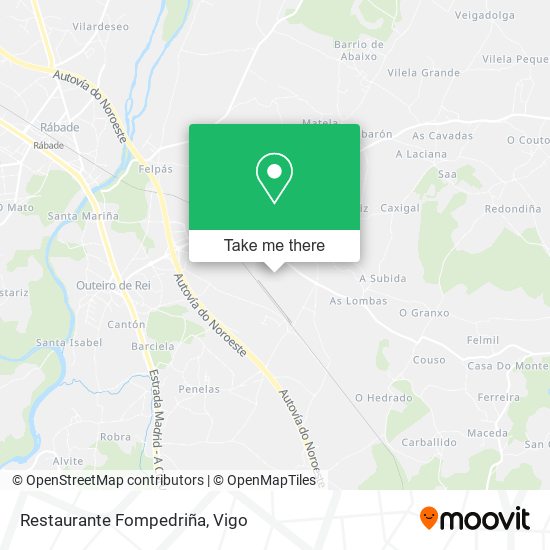 Restaurante Fompedriña map