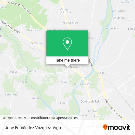 José Fernández Vázquez map