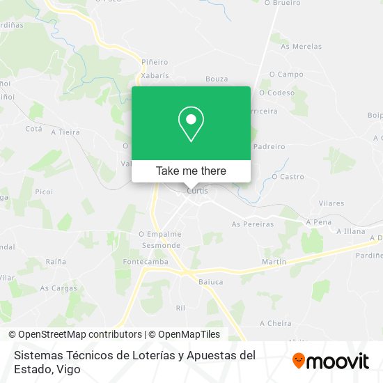 Sistemas Técnicos de Loterías y Apuestas del Estado map
