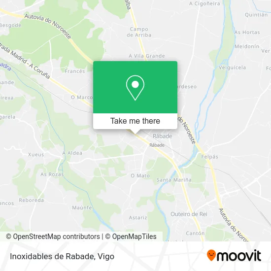 Inoxidables de Rabade map