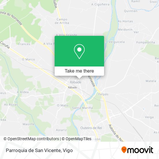 Parroquia de San Vicente map