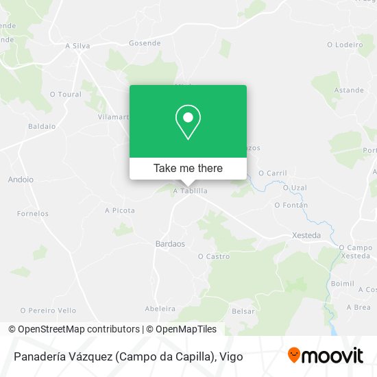 Panadería Vázquez (Campo da Capilla) map