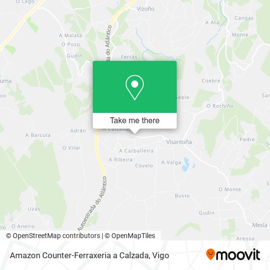 Amazon Counter-Ferraxeria a Calzada map