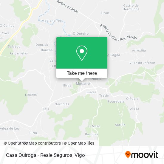 Casa Quiroga - Reale Seguros map