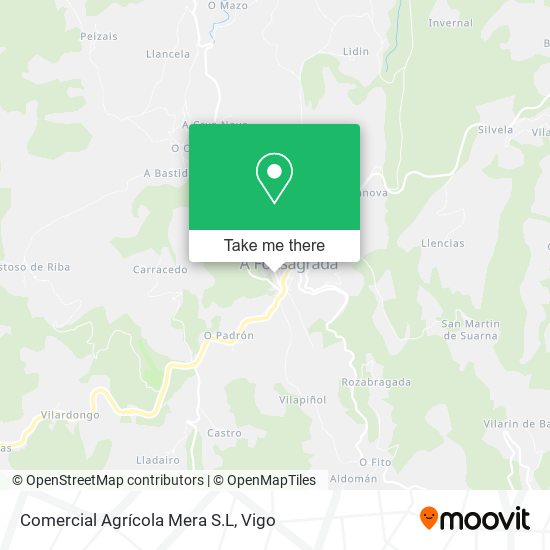 Comercial Agrícola Mera S.L map