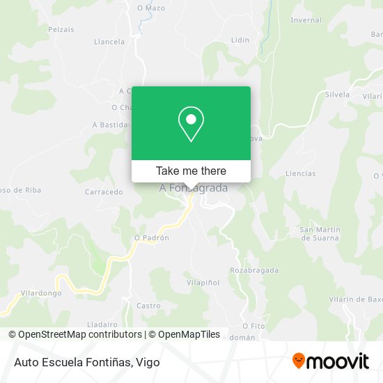 Auto Escuela Fontiñas map