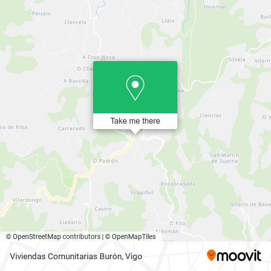 Viviendas Comunitarias Burón map