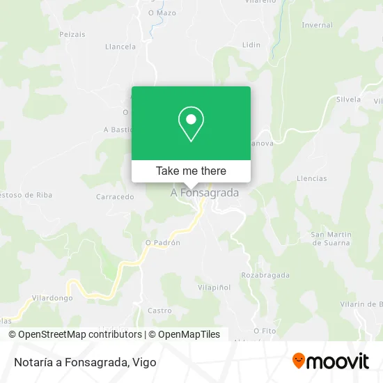Notaría a Fonsagrada map
