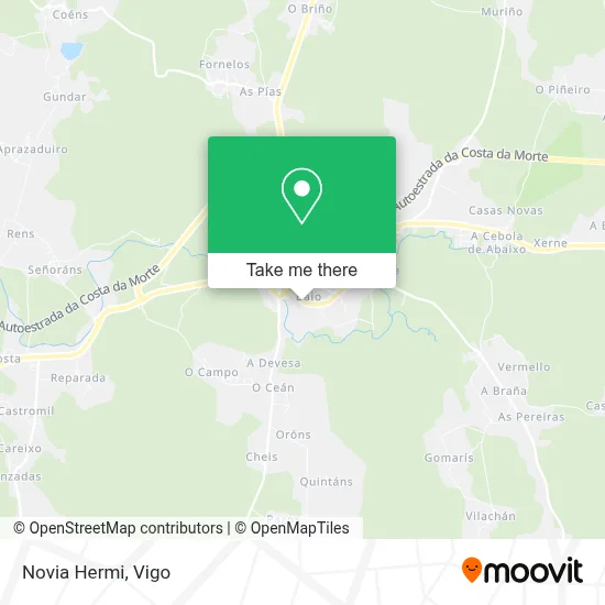 Novia Hermi map