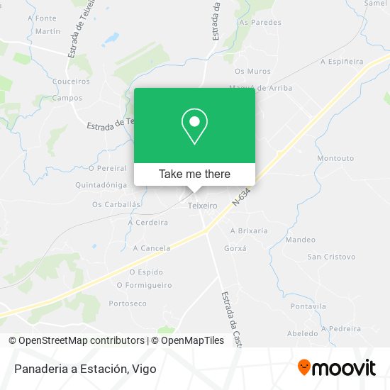Panaderia a Estación map