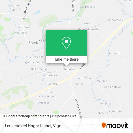 Lencería del Hogar Isabel map