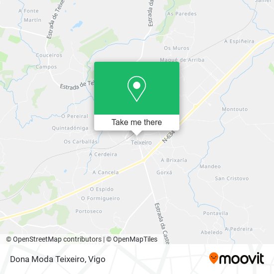 Dona Moda Teixeiro map