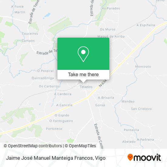Jaime José Manuel Manteiga Francos map