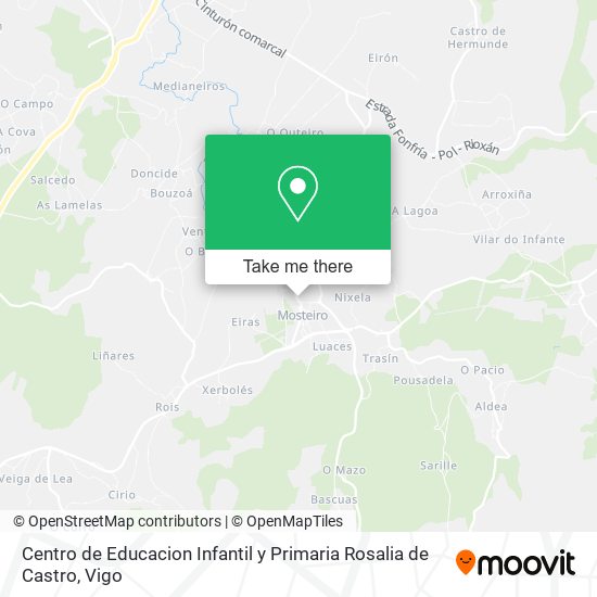 Centro de Educacion Infantil y Primaria Rosalia de Castro map