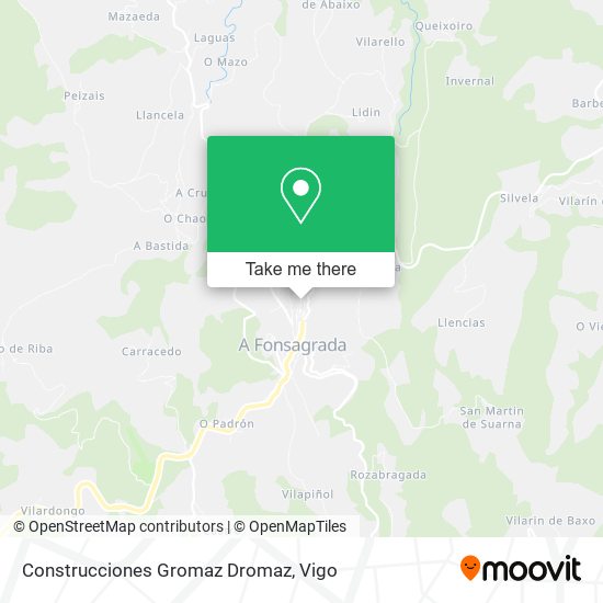 Construcciones Gromaz Dromaz map