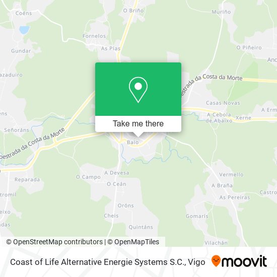 Coast of Life Alternative Energie Systems S.C. map