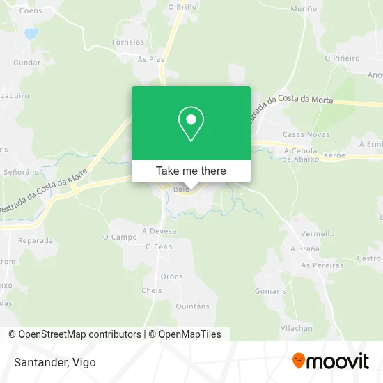 Santander map