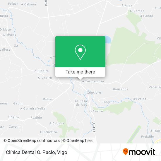 Clínica Dental O. Pacio map