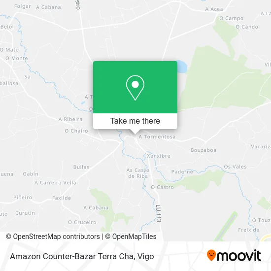 Amazon Counter-Bazar Terra Cha map