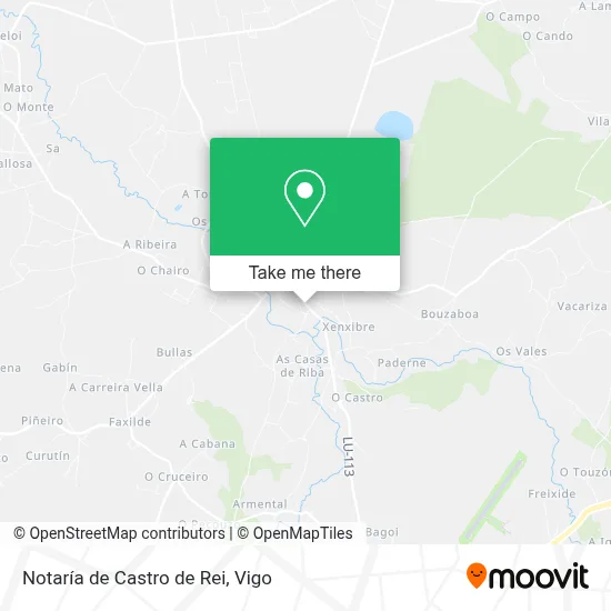 Notaría de Castro de Rei map