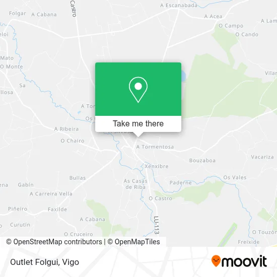 Outlet Folgui map