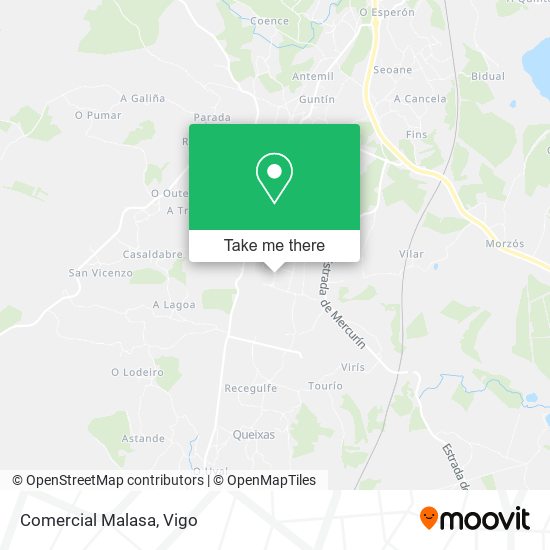 Comercial Malasa map