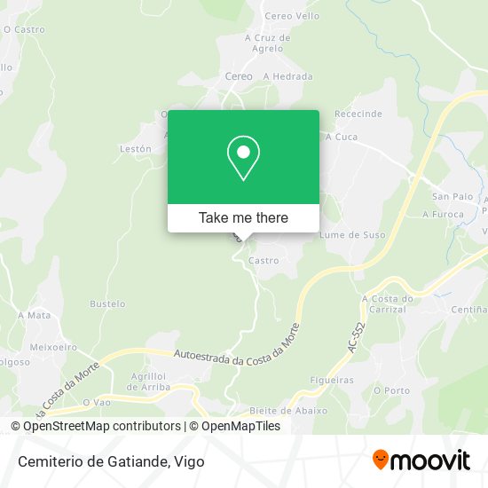 Cemiterio de Gatiande map