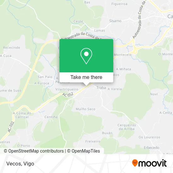 Vecos map