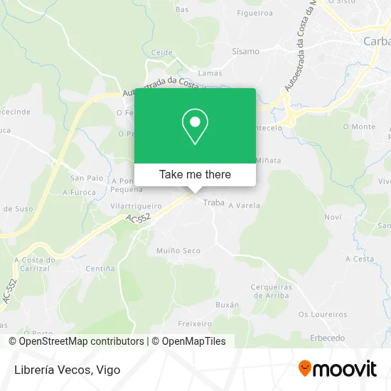 Librería Vecos map