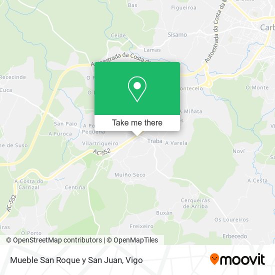 Mueble San Roque y San Juan map