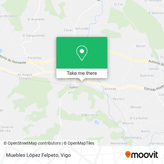 Muebles López Felpeto map