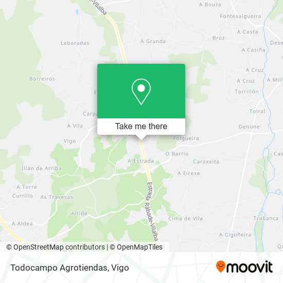 Todocampo Agrotiendas map