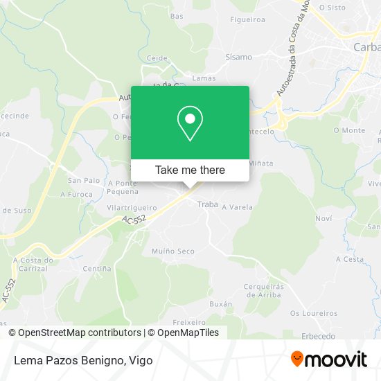 Lema Pazos Benigno map