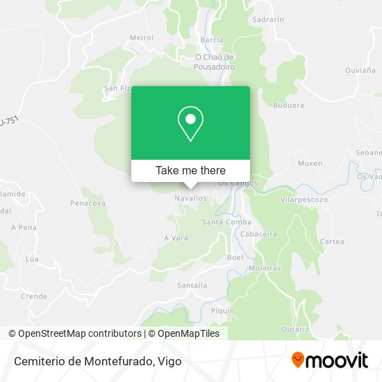 Cemiterio de Montefurado map