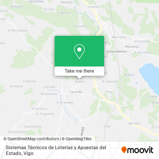 Sistemas Técnicos de Loterías y Apuestas del Estado map