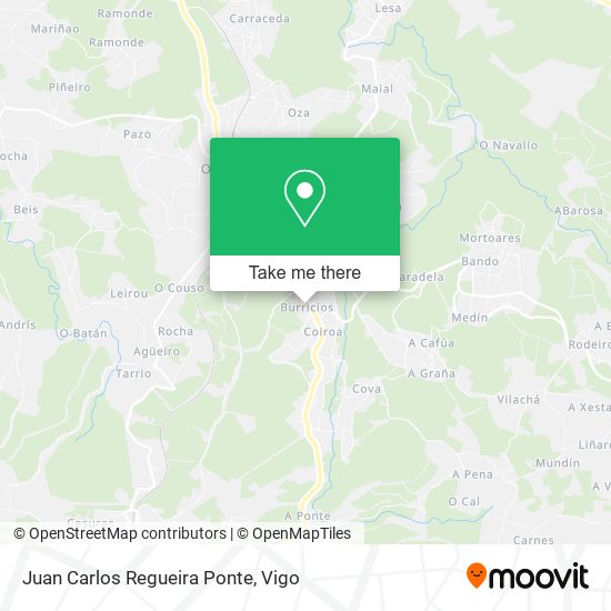 Juan Carlos Regueira Ponte map