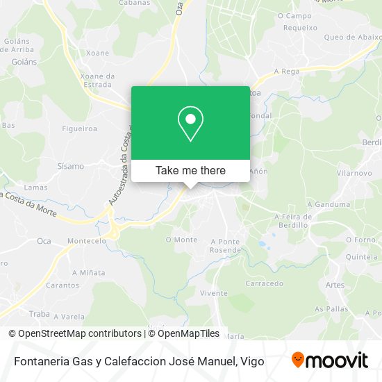 Fontaneria Gas y Calefaccion José Manuel map