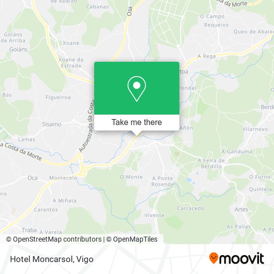 Hotel Moncarsol map