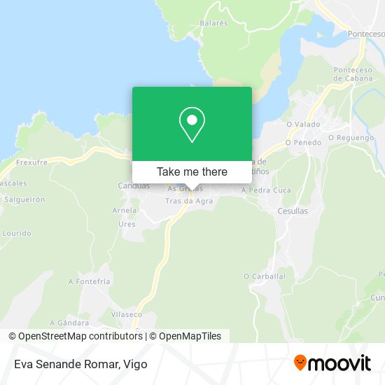 Eva Senande Romar map