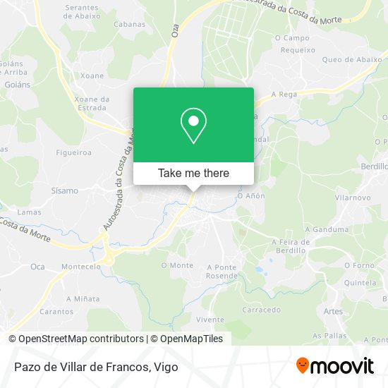Pazo de Villar de Francos map