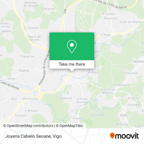 Joyería Calvelo Seoane map