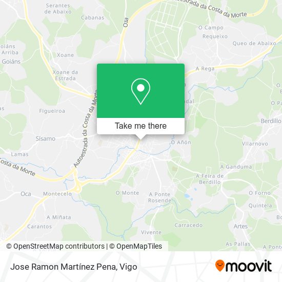 Jose Ramon Martínez Pena map