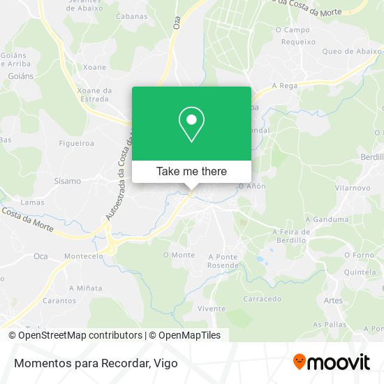 mapa Momentos para Recordar