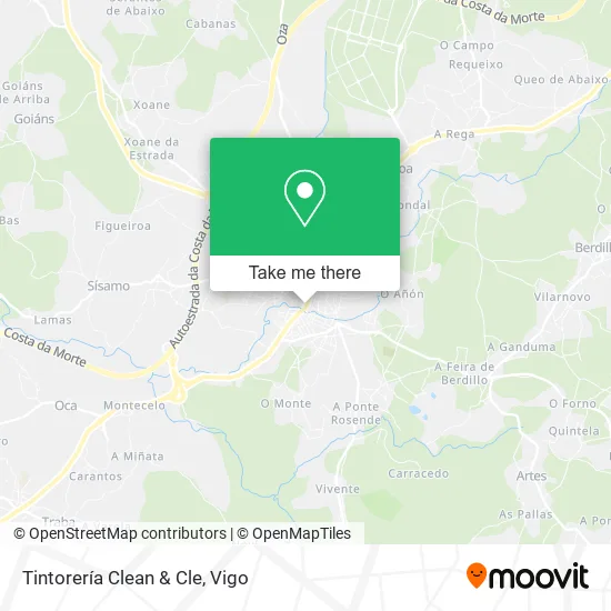 Tintorería Clean & Cle map