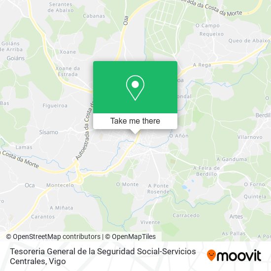Tesoreria General de la Seguridad Social-Servicios Centrales map