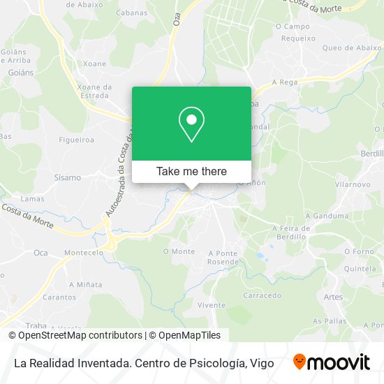 La Realidad Inventada. Centro de Psicología map