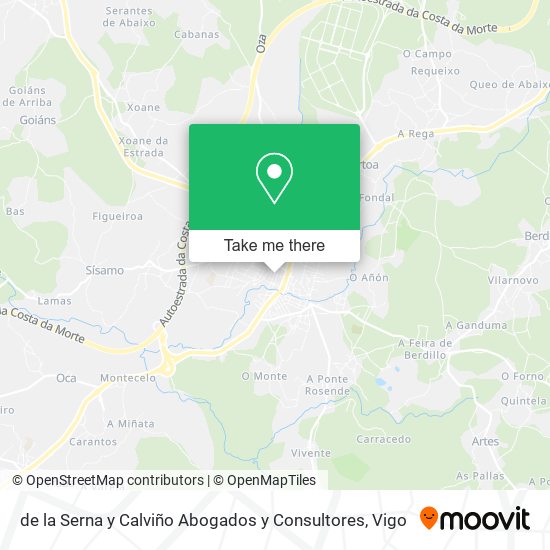 de la Serna y Calviño Abogados y Consultores map