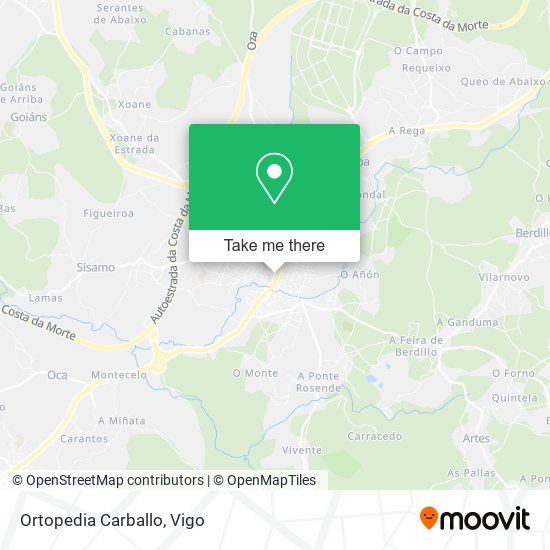 Ortopedia Carballo map