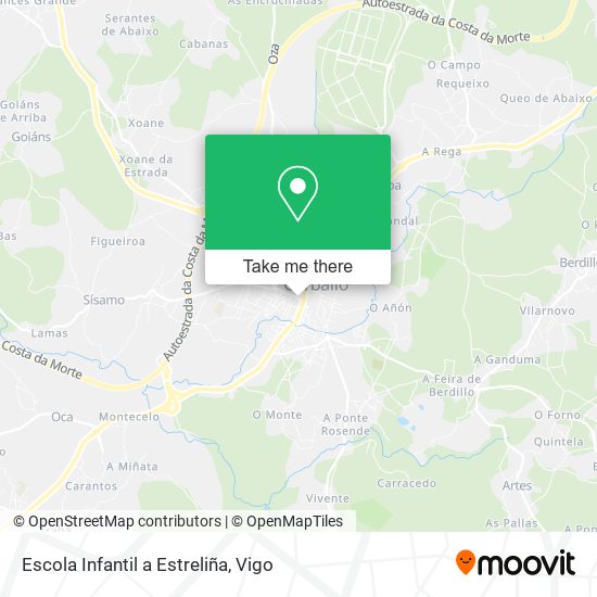 Escola Infantil a Estreliña map