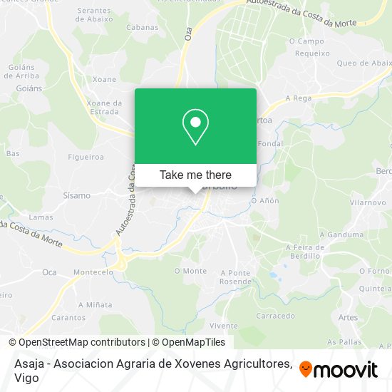 Asaja - Asociacion Agraria de Xovenes Agricultores map